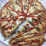 پیتزا مخلوط ژامبون و مرغ